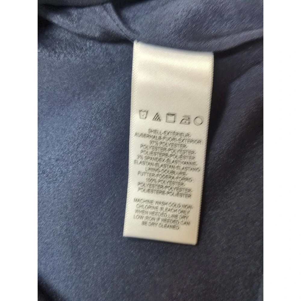 Dress The Population Catalina‎ Dress Navy Blue Sz XXL Sleeveless Fit And Flare - Picture 12 of 12